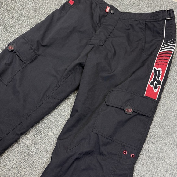 FOX Racing Other - Fox Racing Pants Men's 36 Black MTB Cycling Cargo Adjustable Trail Ride